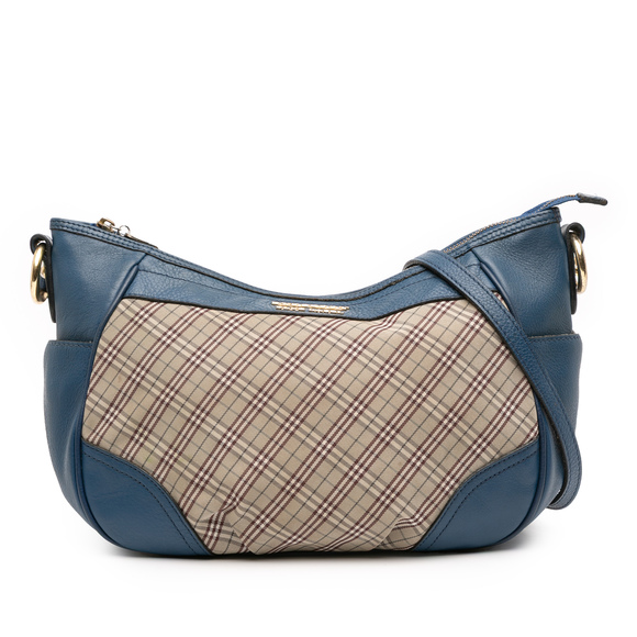 Pre-Loved Burberry Nova Check Canvas Crossbody - Picture 1 of 10